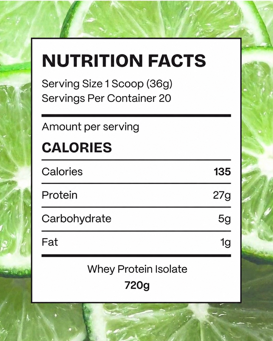 Clear Protein Isolate Lemon Mint