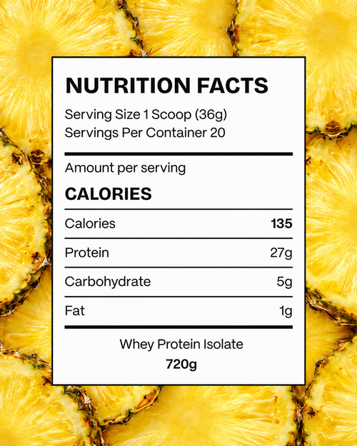 Clear Protein Isolate Pineapple