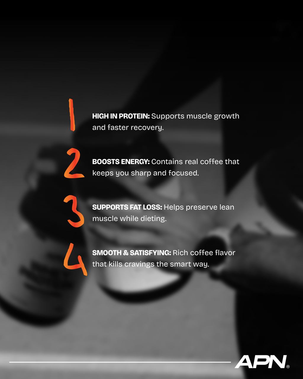 Whey Protein Iced Coffee