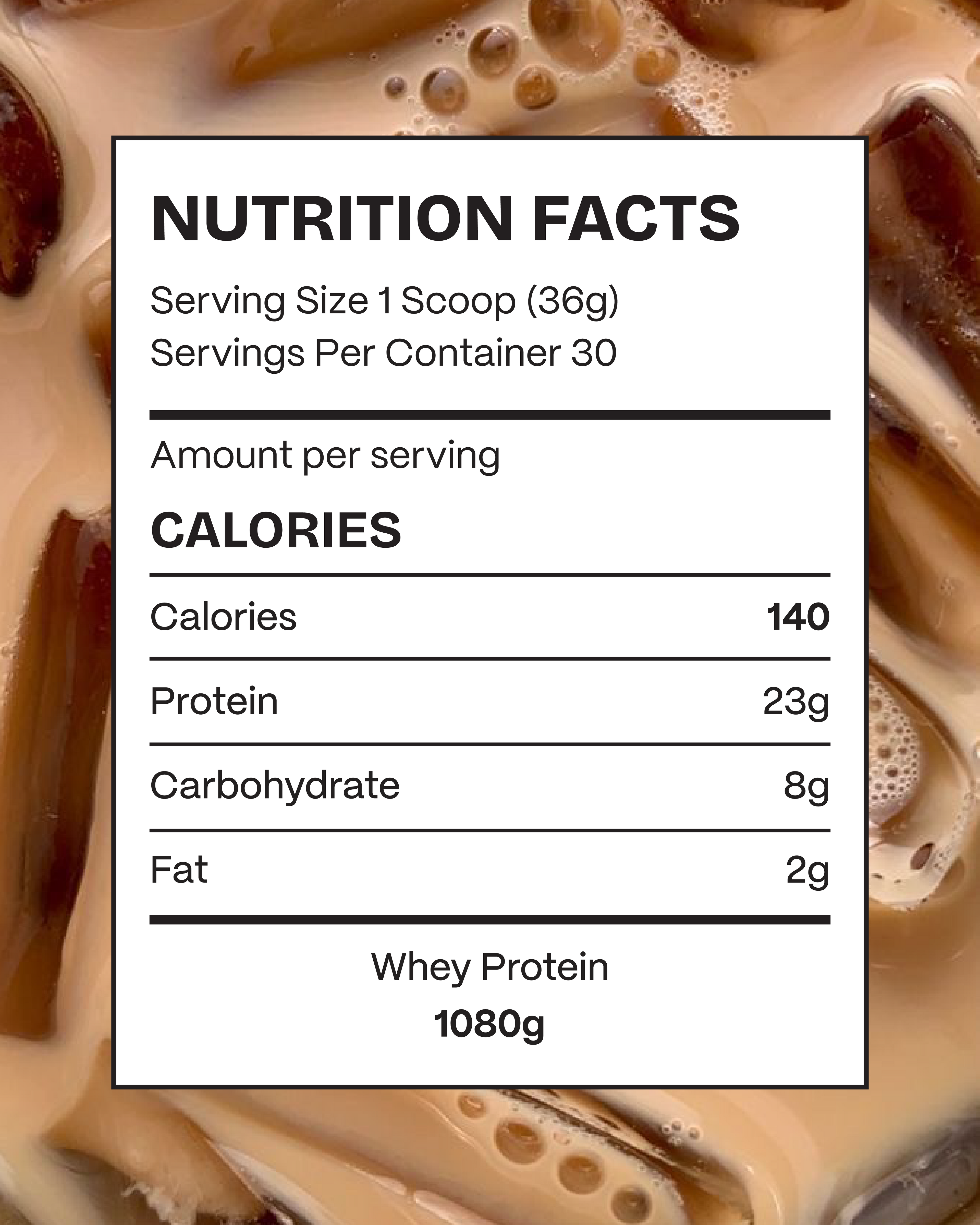 Whey Protein Iced Coffee